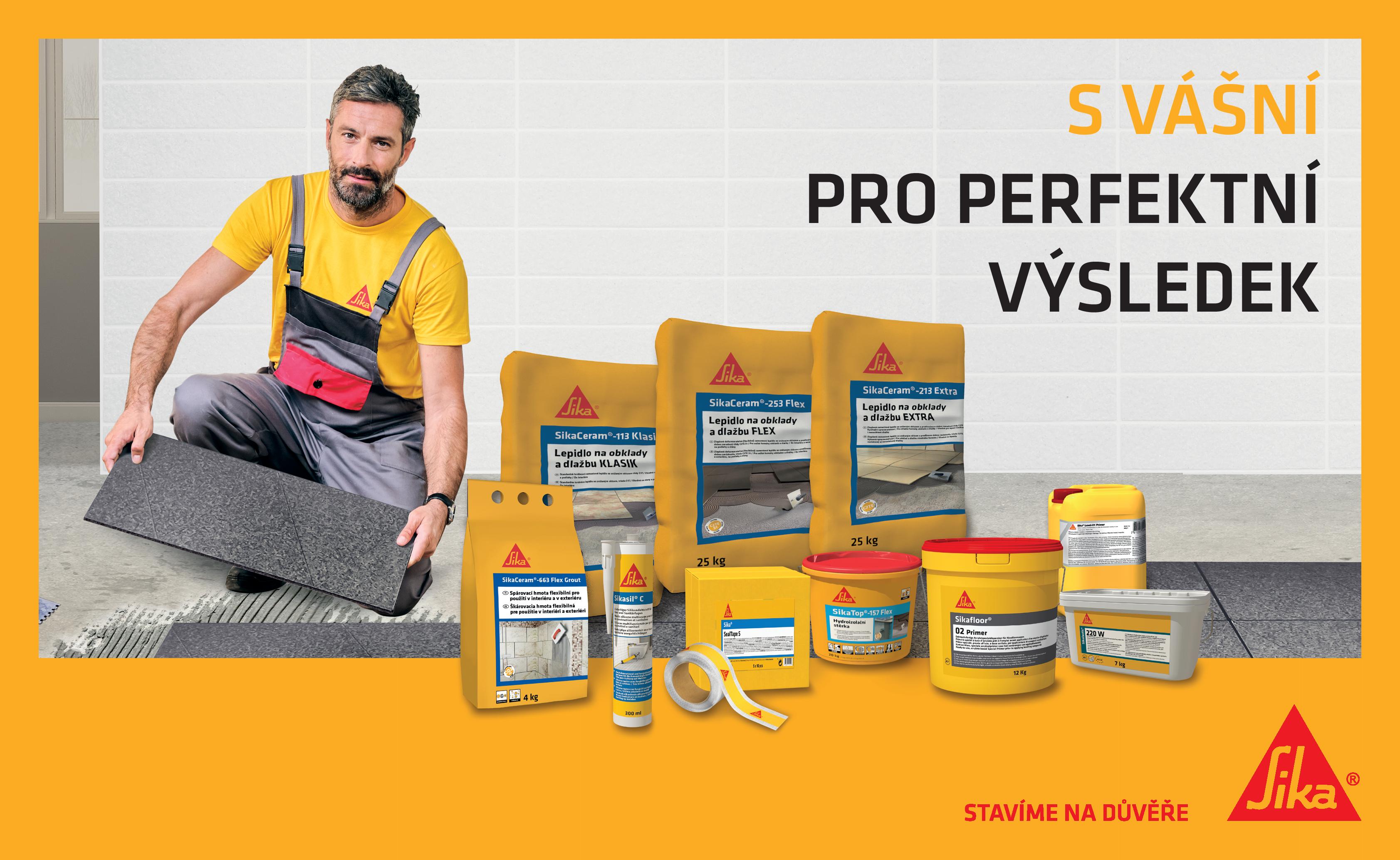 SikaCeram® - Systém pro lepení obkladů a dlažby